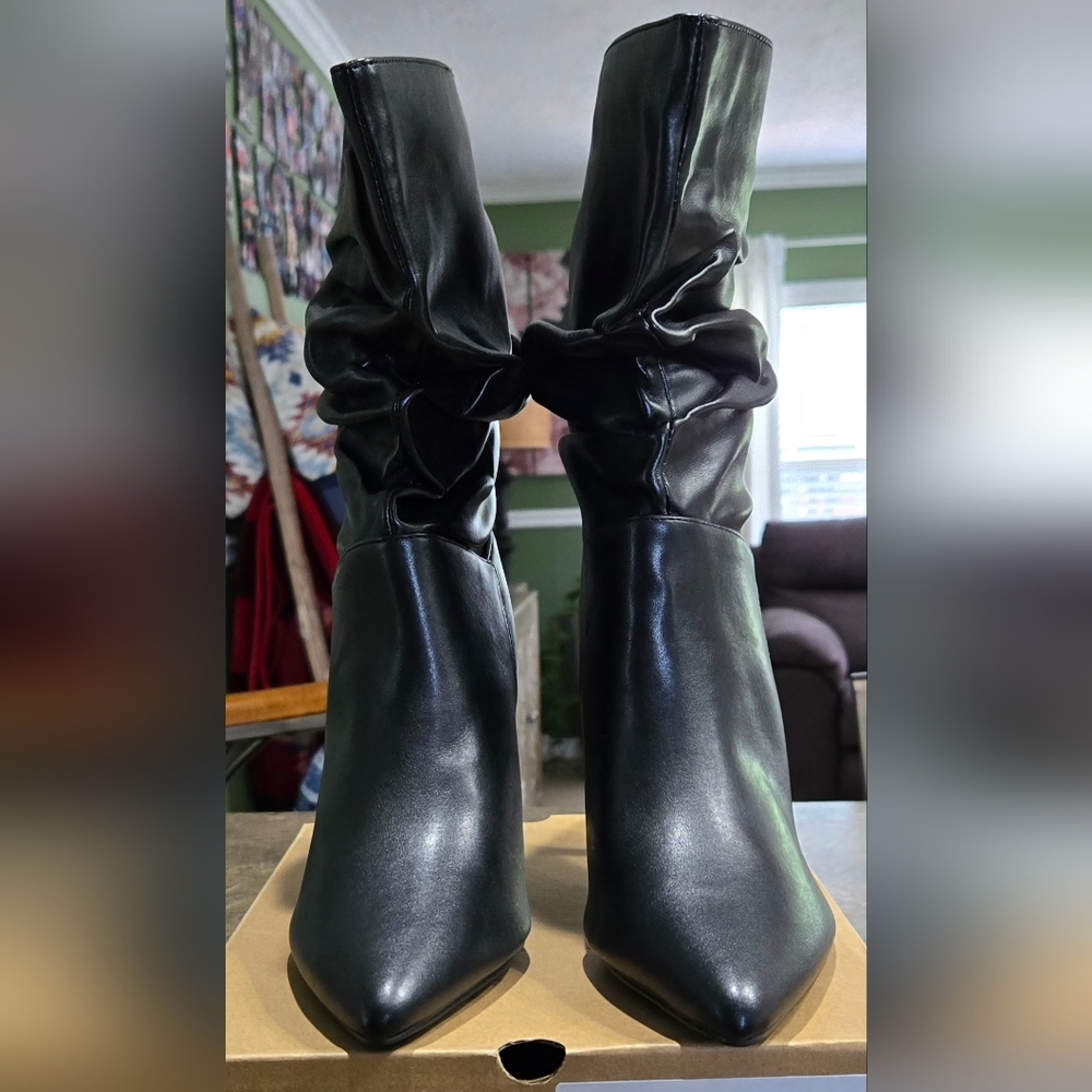 Coutgo Women's Mid Calf Slouchy Boots #740, 741, 742 - Picture 2 of 12